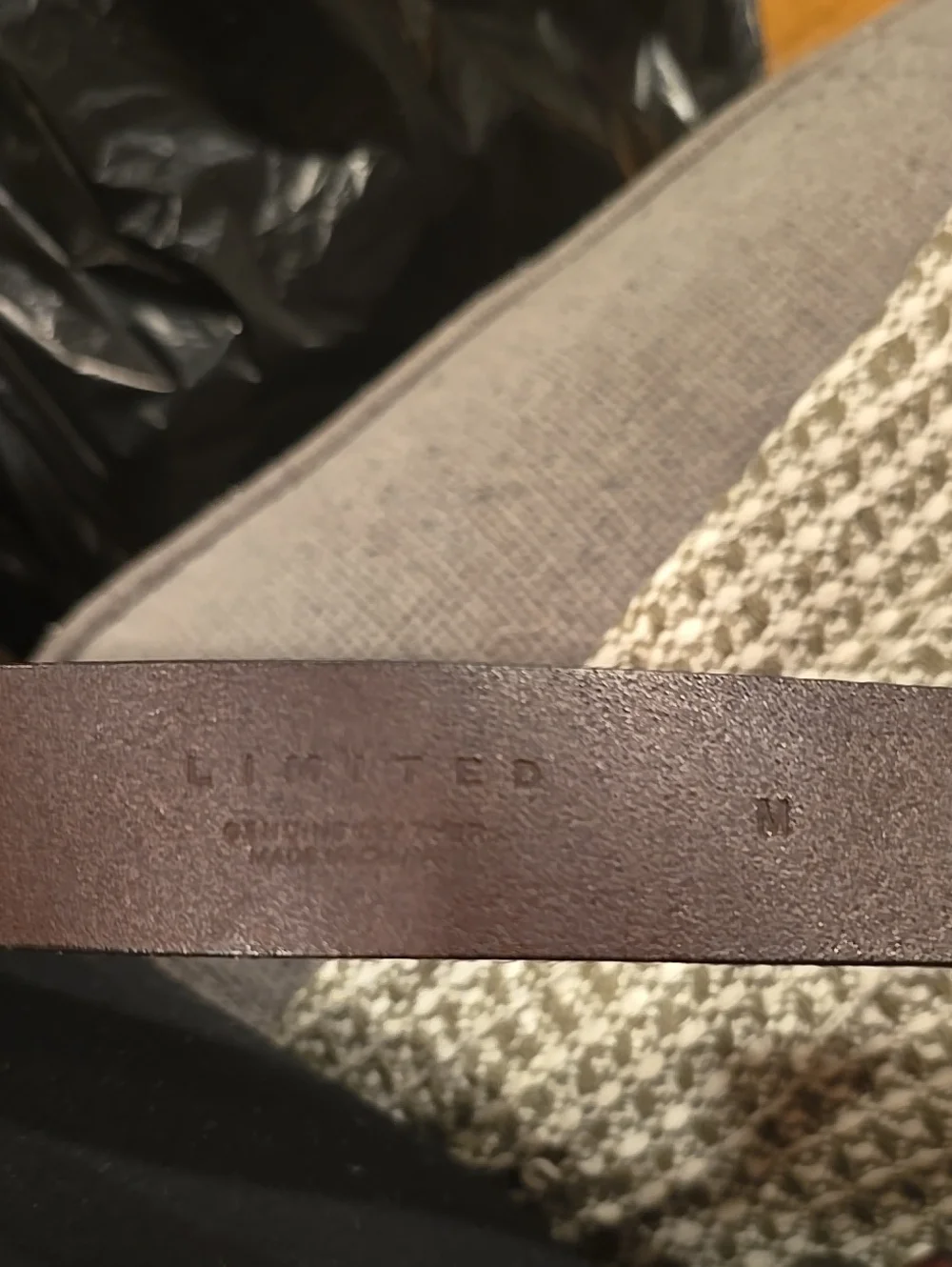 ❤️10/$40 Leather Classic Brown Leather Belt with Brushed Metal Buckle